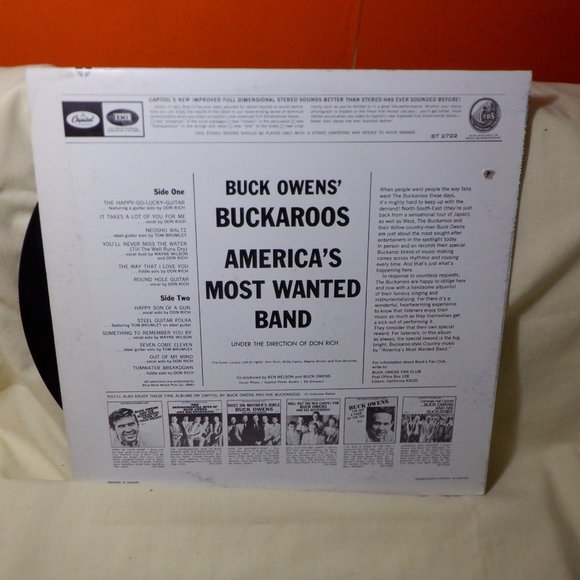 ~~~ BUCK OWENS' ~~~ America's Most Wanted Band - Picture 2 of 2